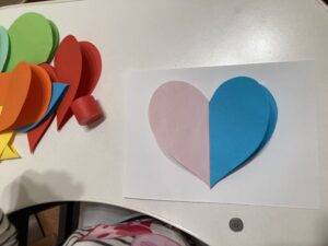 Anyák napi kézműves 3D szív